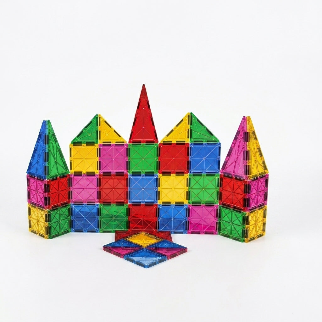 Madni Kids Magnetic Tiles 40-Piece Building Set