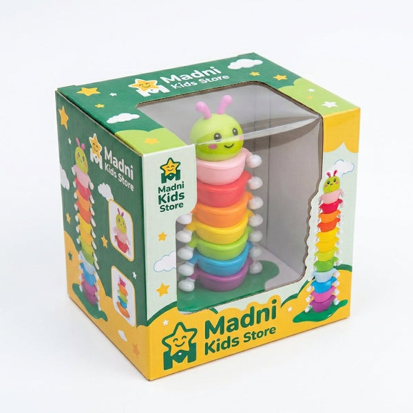 Madni Kids Stacking Caterpillar Balancing Game